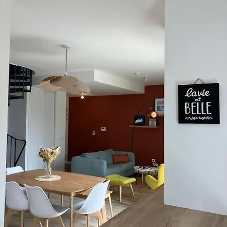 Grand Duplex Lumineux/terrasse+parking-la Rochelle Apartment *